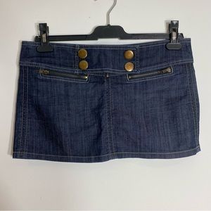 Micro Denim Skirt